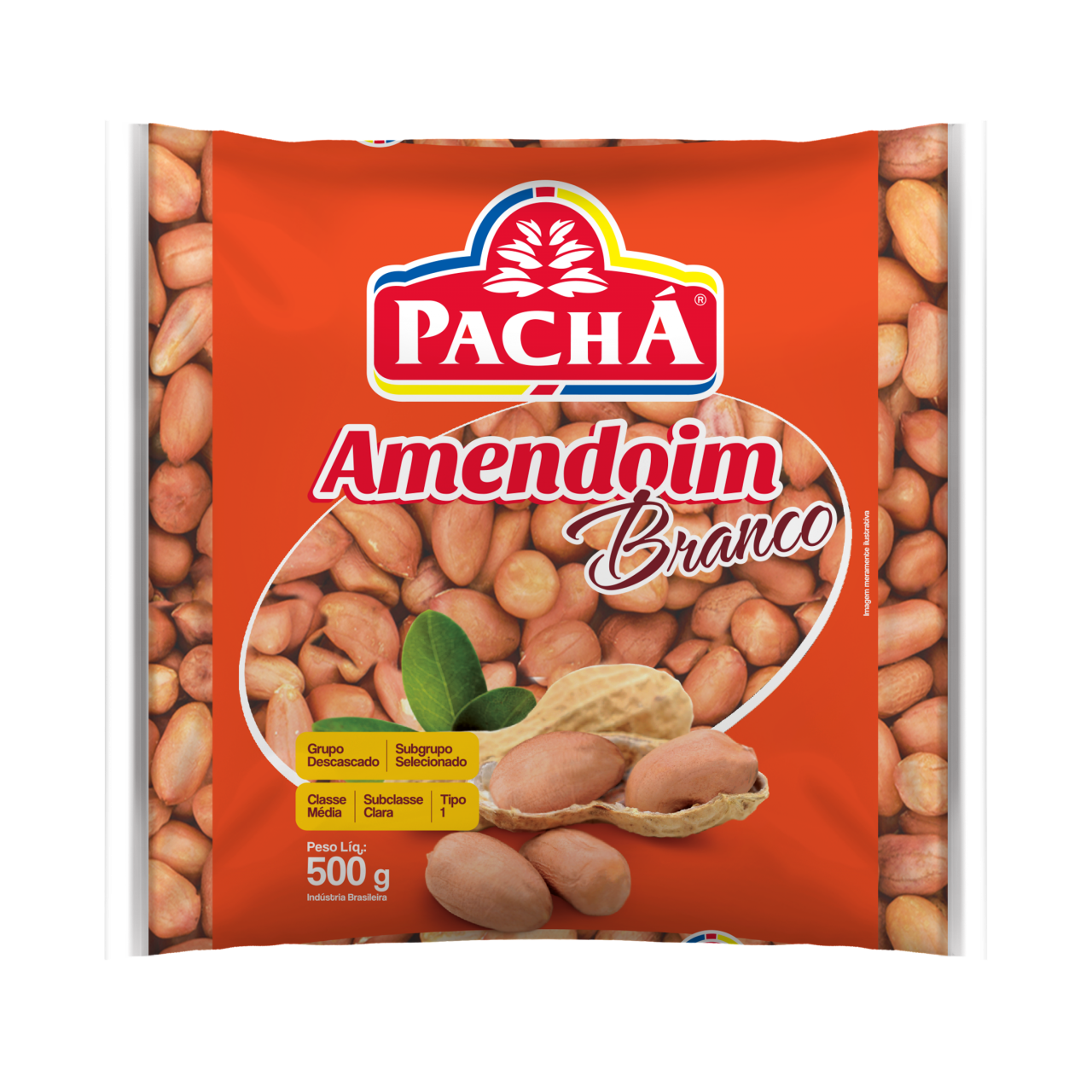 imagem de AMENDOIM PACHA BRANCO 500GR