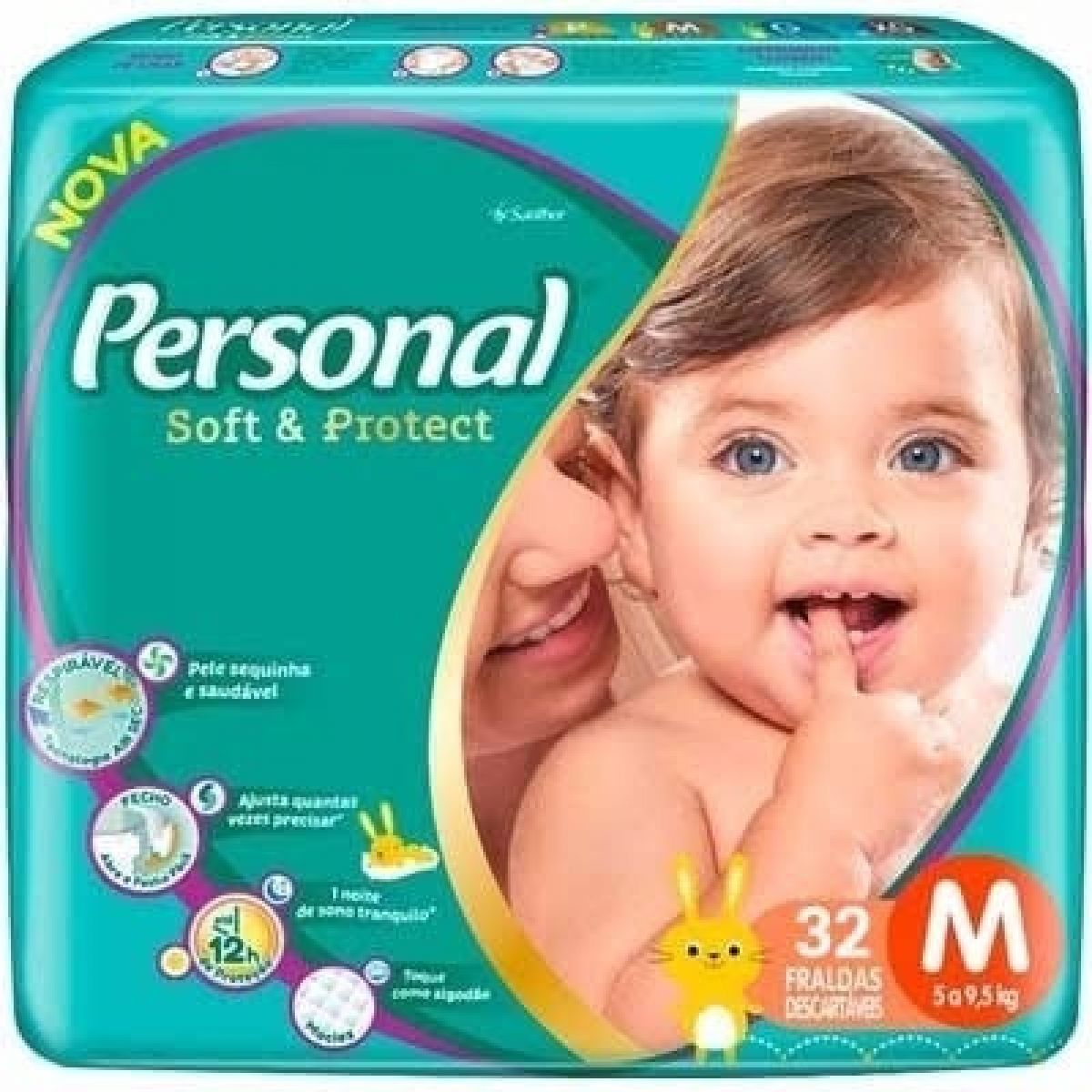 imagem de FRALDA DESC PERSONAL BABY JUMBO M com 32