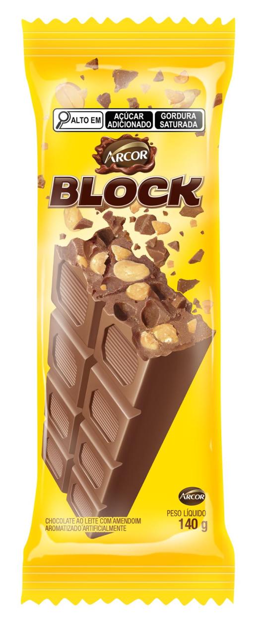 imagem de CHOCOLATE ARCOR BLOCK 140GR