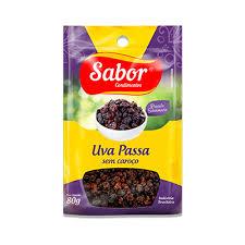 imagem de UVA PASSAS SABOR 80G