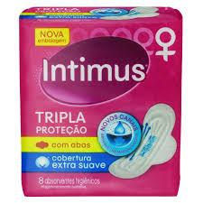 imagem de Absorvente INTIMUS GEL TRIPLA PROT SUAVE com ABAS com 8