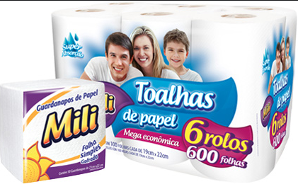 PAPEL TOALHA MILLI 600 FOLHAS com 3 | Supermercado Boa Opção