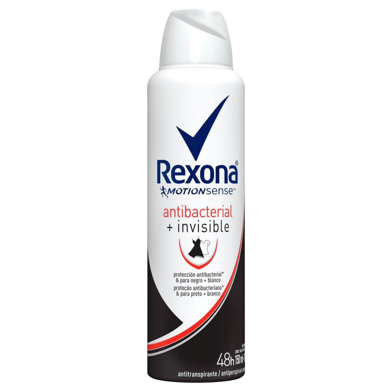 imagem de DESOD REXONA AERO Feminino ANTIB INVISIBLE 90GR