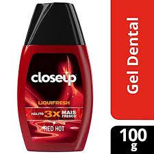 imagem de CREME DENTAL CLOSE UP LIQFRESH RED HOT 100G