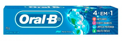 imagem de CREME DENTAL ORAL B 4 EM 1 70G