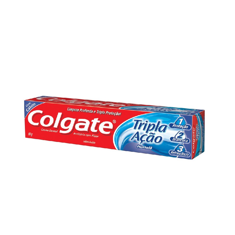 imagem de CREME DENTAL COLGATE TRIPLA Ação HORT 90G