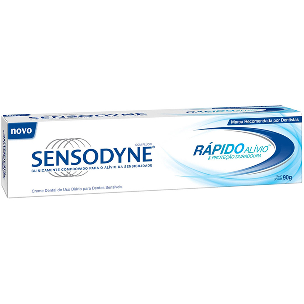 imagem de CREME DENTAL SENSODYNE RAPIDO ALIVIO 90GR