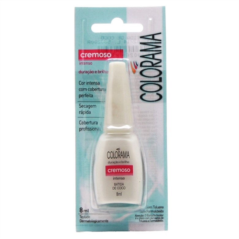 imagem de ESMALTE COLORAMA CREMOSO BATIDA COCO 8ML