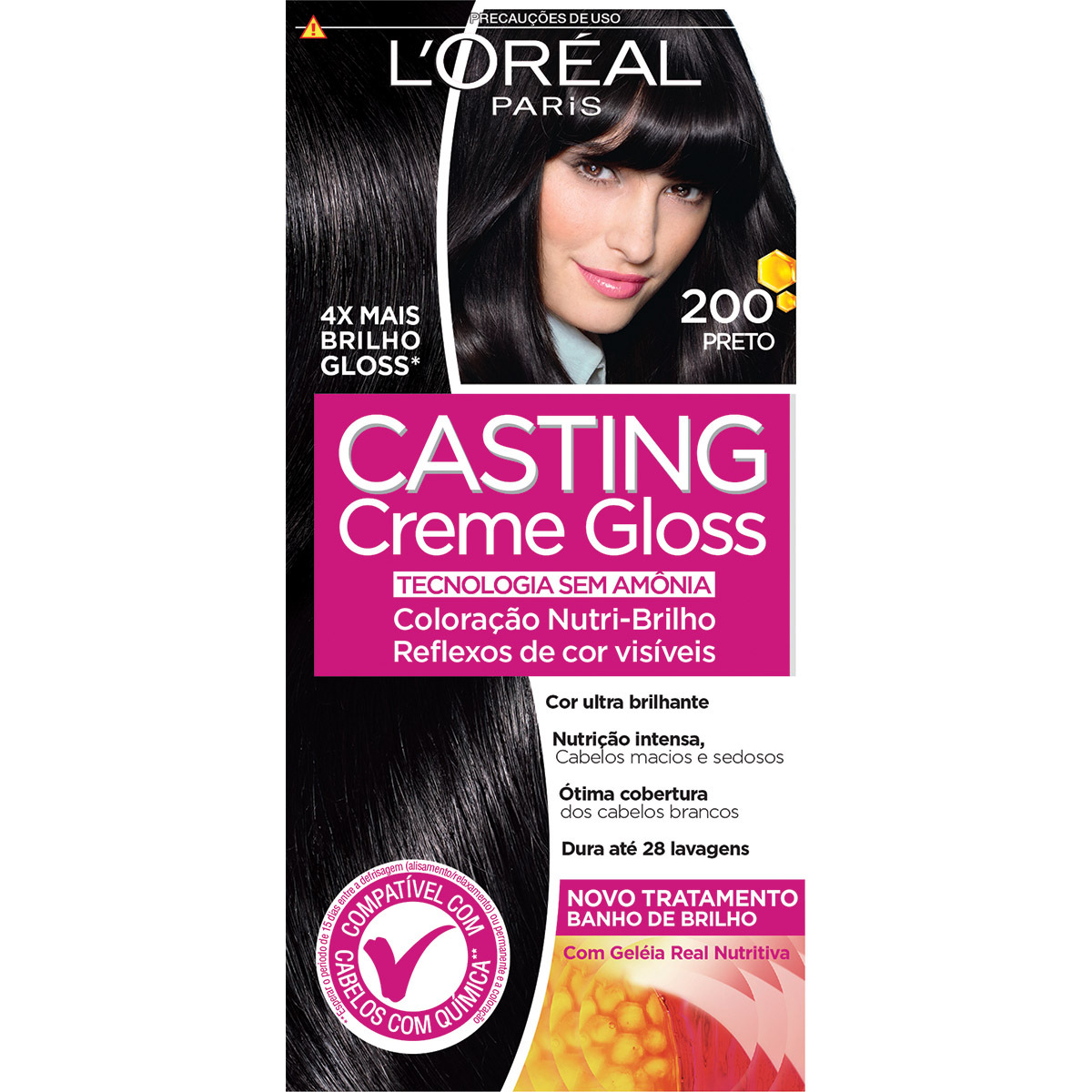 imagem de TINT CASTING KIT GLOSS PRETO 200