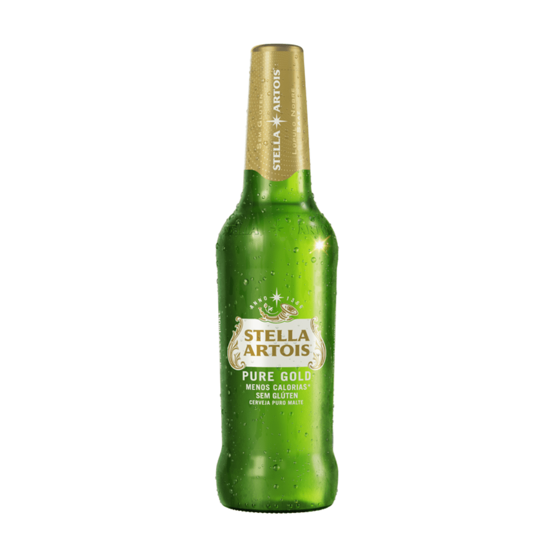 imagem de CERVEJA STELLA ARTOIS PURE GOLD Long Neck 330ML