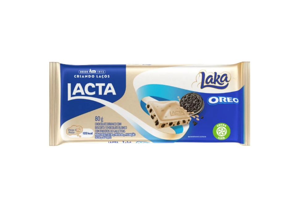 imagem de CHOCOLATE LACTA LAKA OREO 80G