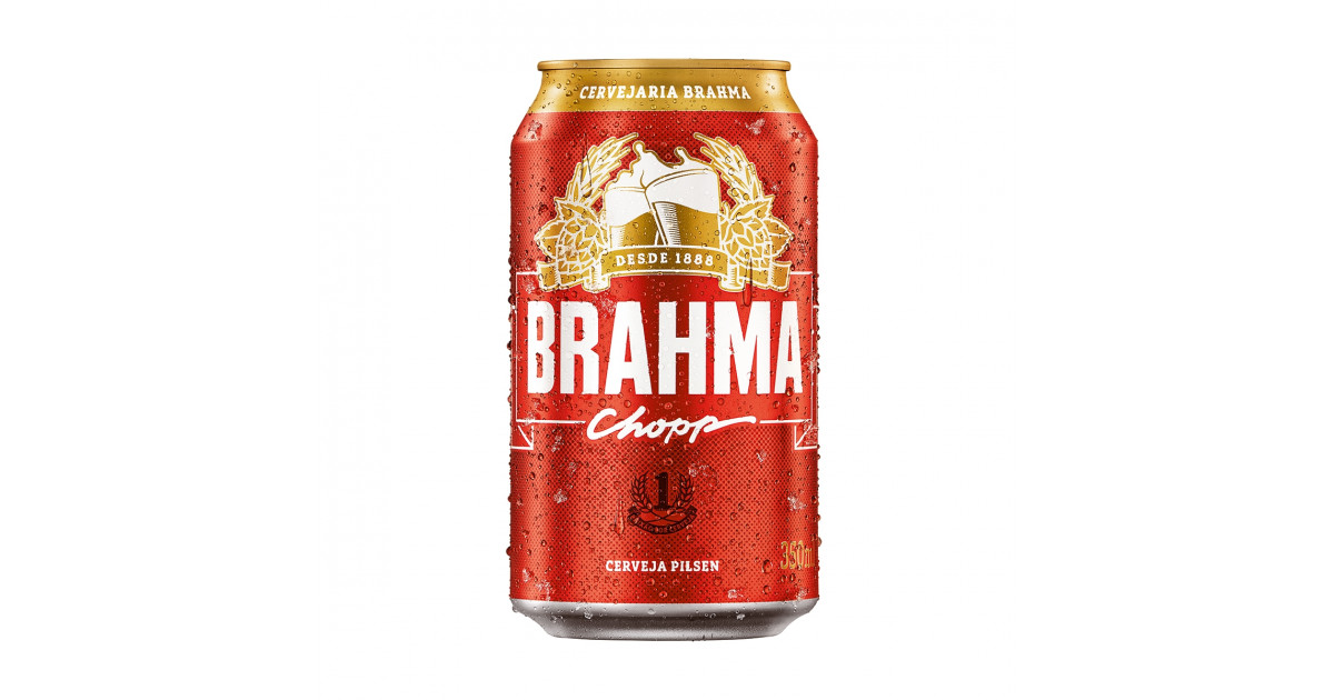 imagem de CERVEJA BRAHMA LATA 350ML