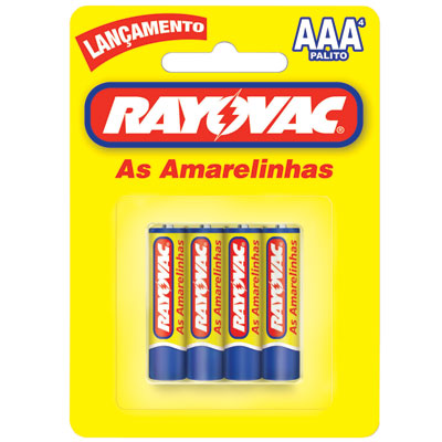 imagem de PILHA RAYOVAC PALITO SM com 4