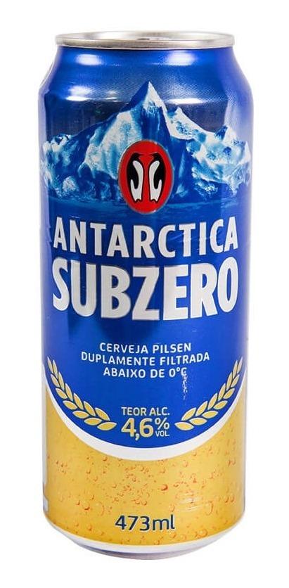 imagem de CERVEJA ANTARCTICA SUB ZERO LATAO 473ML