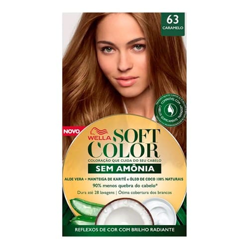 imagem de TINT SOFT COLOR KIT CARAMELO 63