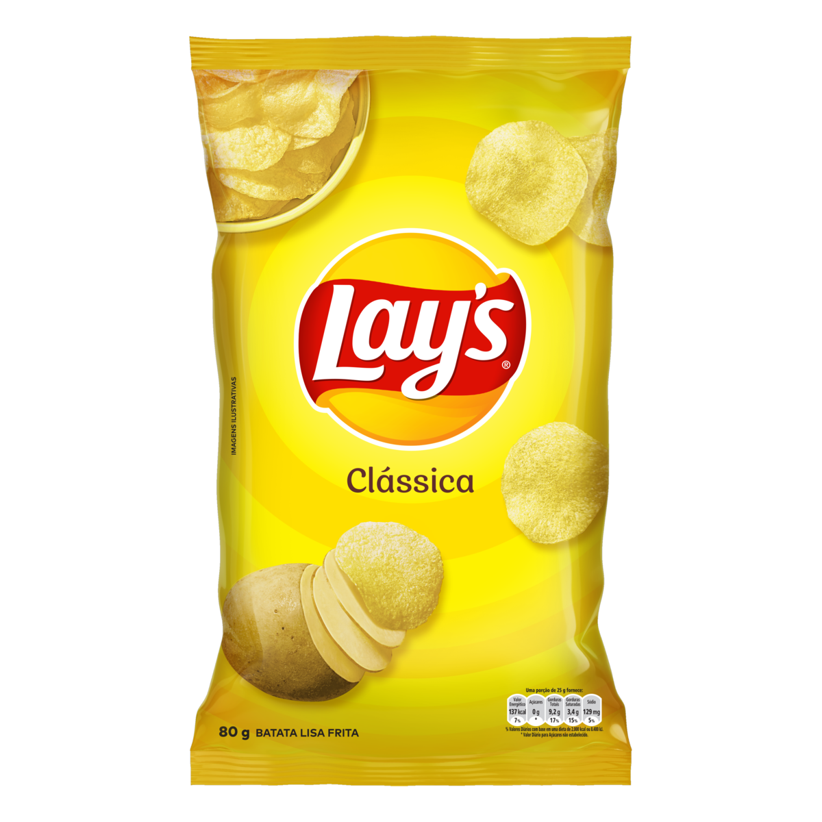 imagem de BATATA LAYS CLASSICA 70G