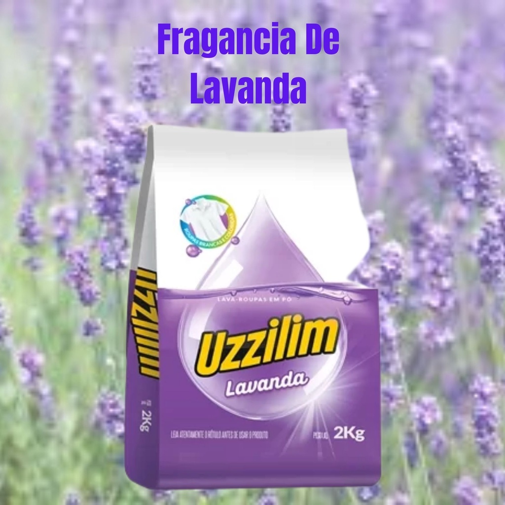 imagem de DET EM PO UZZILIM LAVANDA 2KG