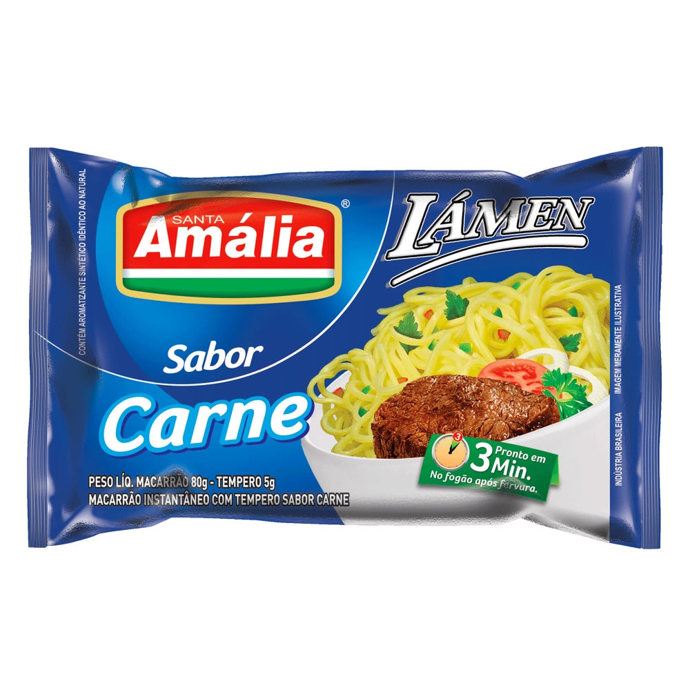 imagem de MAC SANTA AMALIA INST CARNE 85G