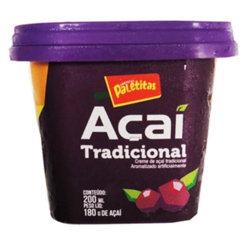 imagem de ACAI TRADICIONAL PALETITAS 180GR