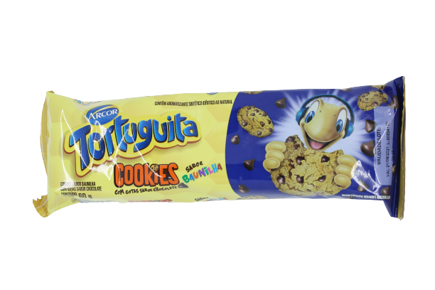 imagem de Biscoito ARCOR TORTUGUITA COOKIES BAU 60G