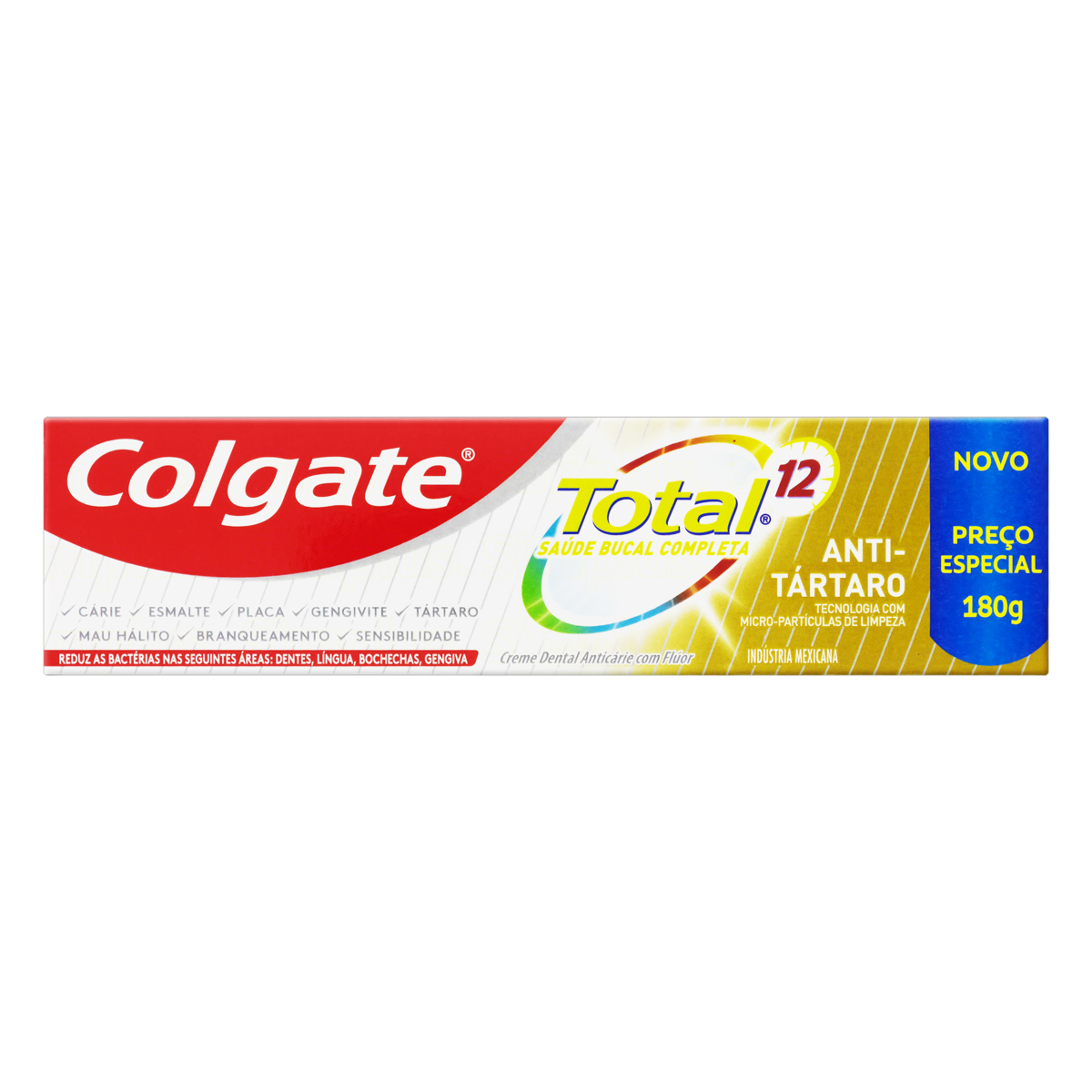 imagem de CREME DENTAL COLGATE T12 ANTI TARTA 180G