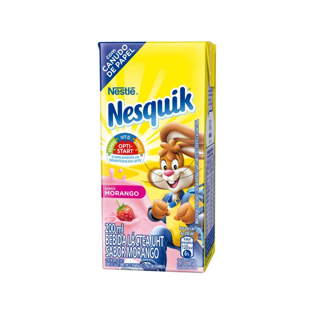 imagem de BEBIDA LACTEA NESQUIK MORANGO 180ML