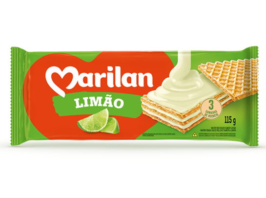 imagem de Biscoito MARILAN WAFER Limão 115GR