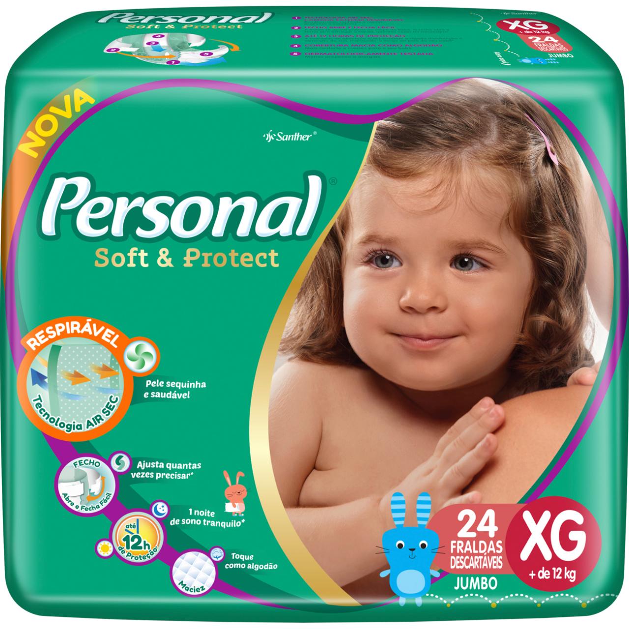 imagem de FRALDA DESC PERSONAL BABY JUMBO XXG com 16