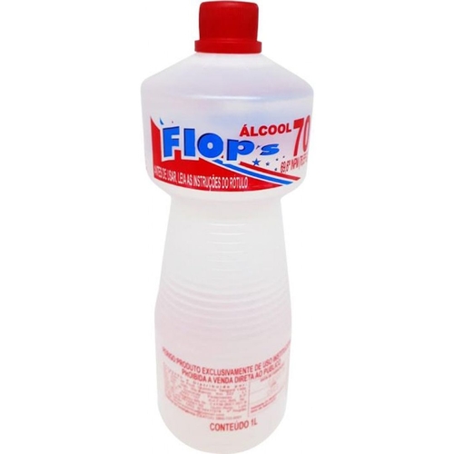 imagem de ALCOOL ETILICO FLOPS 70% 1L