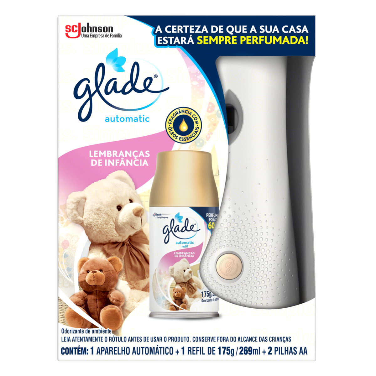 imagem de GLADE AUTOMATIC 3EM1 AP LEMB INF 269ML