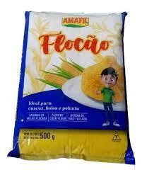 imagem de FARINHA DE MILHO FLOCAO AMAFIL  500G