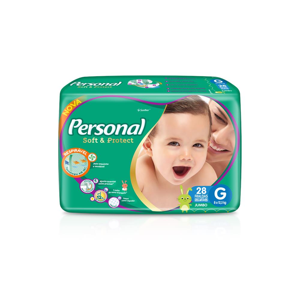 imagem de FRALDA DESC PERSONAL BABY JUMBO G com 22