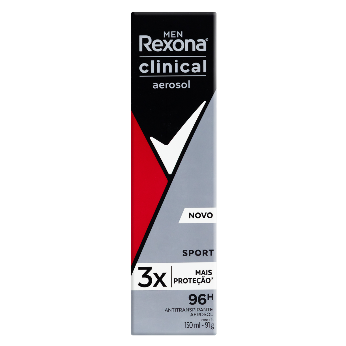 imagem de DESOD AERO REXONA CLINICAL SPORT 91G