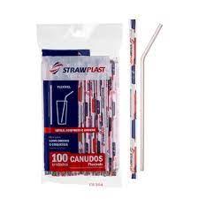 imagem de CANUDO DESC STRAWPLAST Tradicional com 100 CS-301