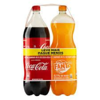 imagem de REFRI COCA COLA + FANTA LARANJA 2L