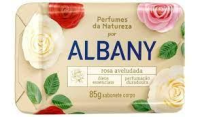 imagem de SABONETE ALBANY SUAVE ROSA AVELUDADA 85G