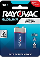 imagem de BATERIA RAYOVAC 9V ALCALINA LV2