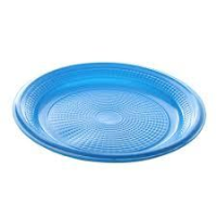 imagem de PRATO PLASTICO SOB SABOR AZUL 15CM com 10