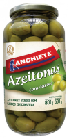 imagem de AZEITONA VERDE ANCHIETA com CAROCO Verde 500G